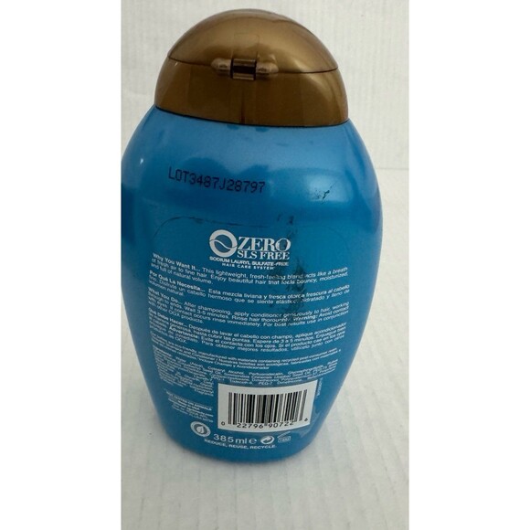 NEW OGX O2 Gravity Defying + Hydration Organix Conditioner 13 oz - Picture 2 of 2
